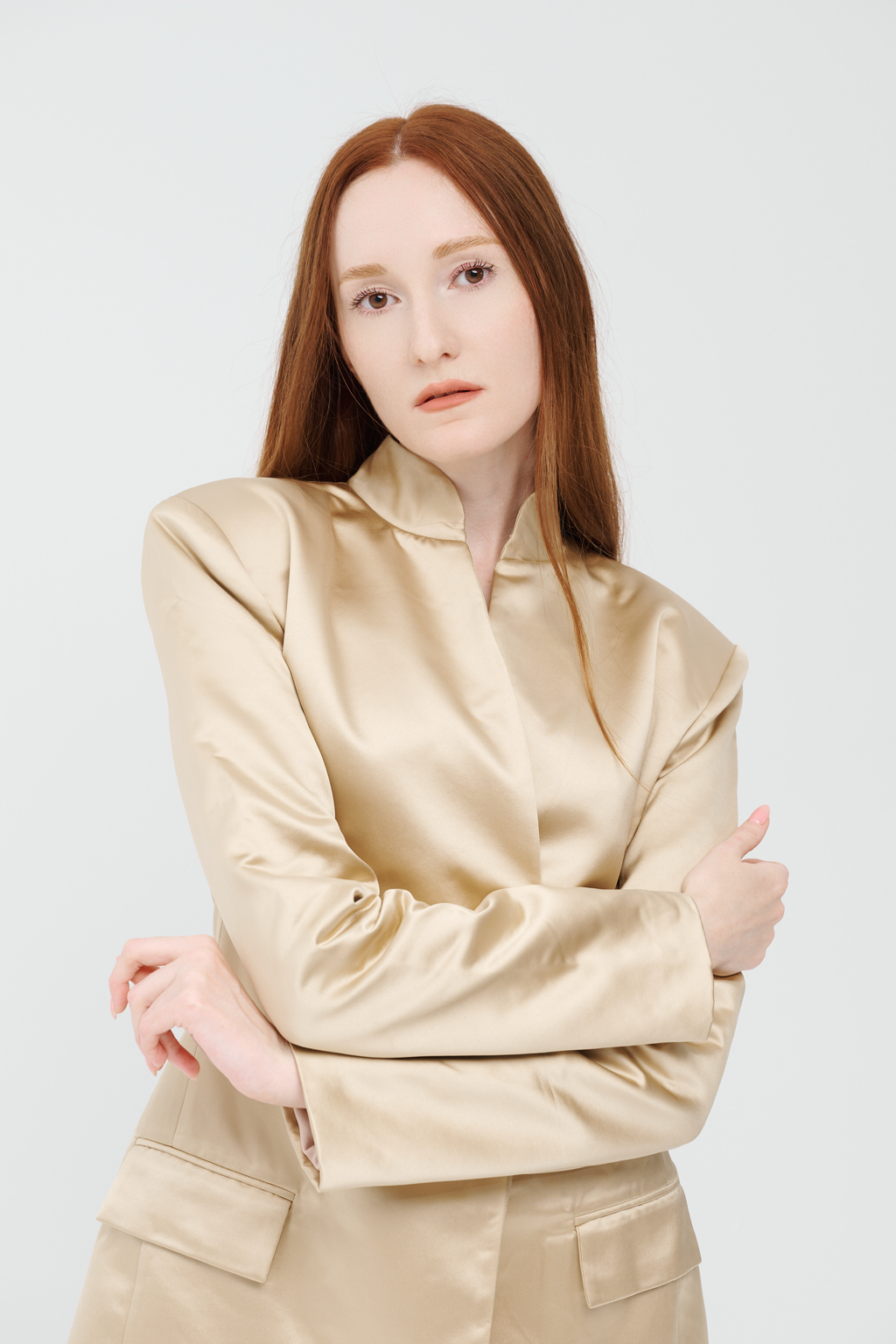 Gold Tailored Blazer