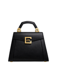 LAMBERTI Top-Handle Bag — Black