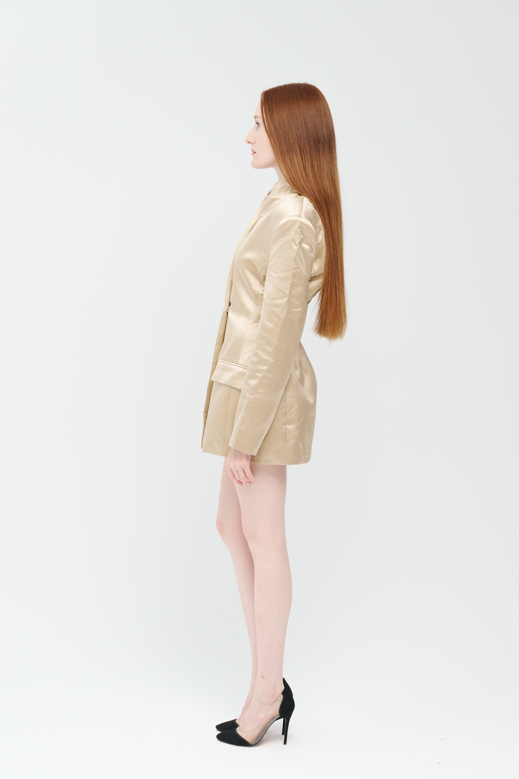 Gold Tailored Blazer