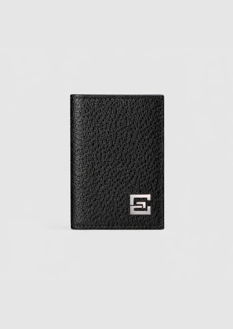 ELLAMBERTO Signature Leather Passport Holder