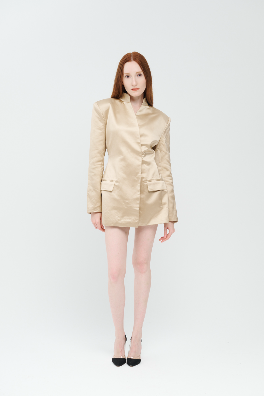 Gold Tailored Blazer